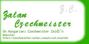 zalan czechmeister business card